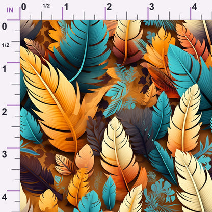 Canyon Plumes Pattern 12 Minky Fabric