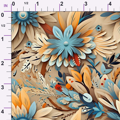 Canyon Plumes Pattern 13 Minky Fabric