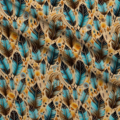 Canyon Plumes Pattern 14 Minky Fabric