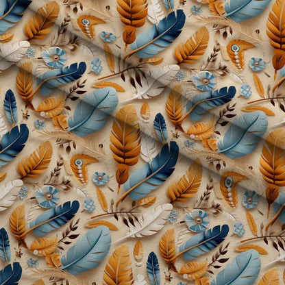 Canyon Plumes Pattern 15 Minky Fabric