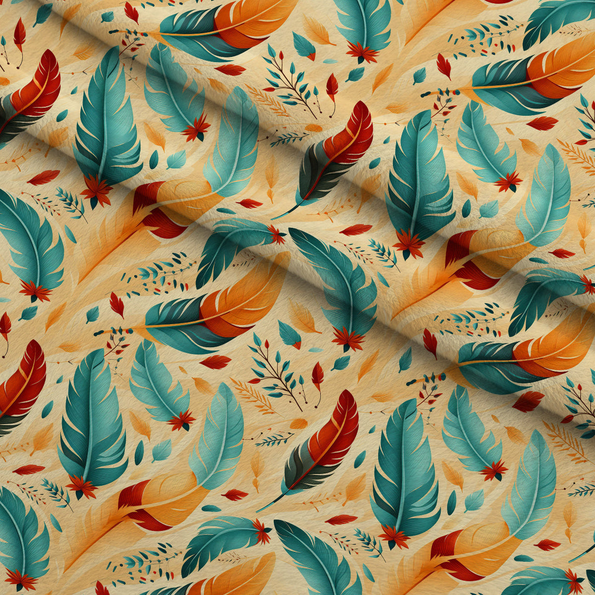 Canyon Plumes Pattern 17 Minky Fabric