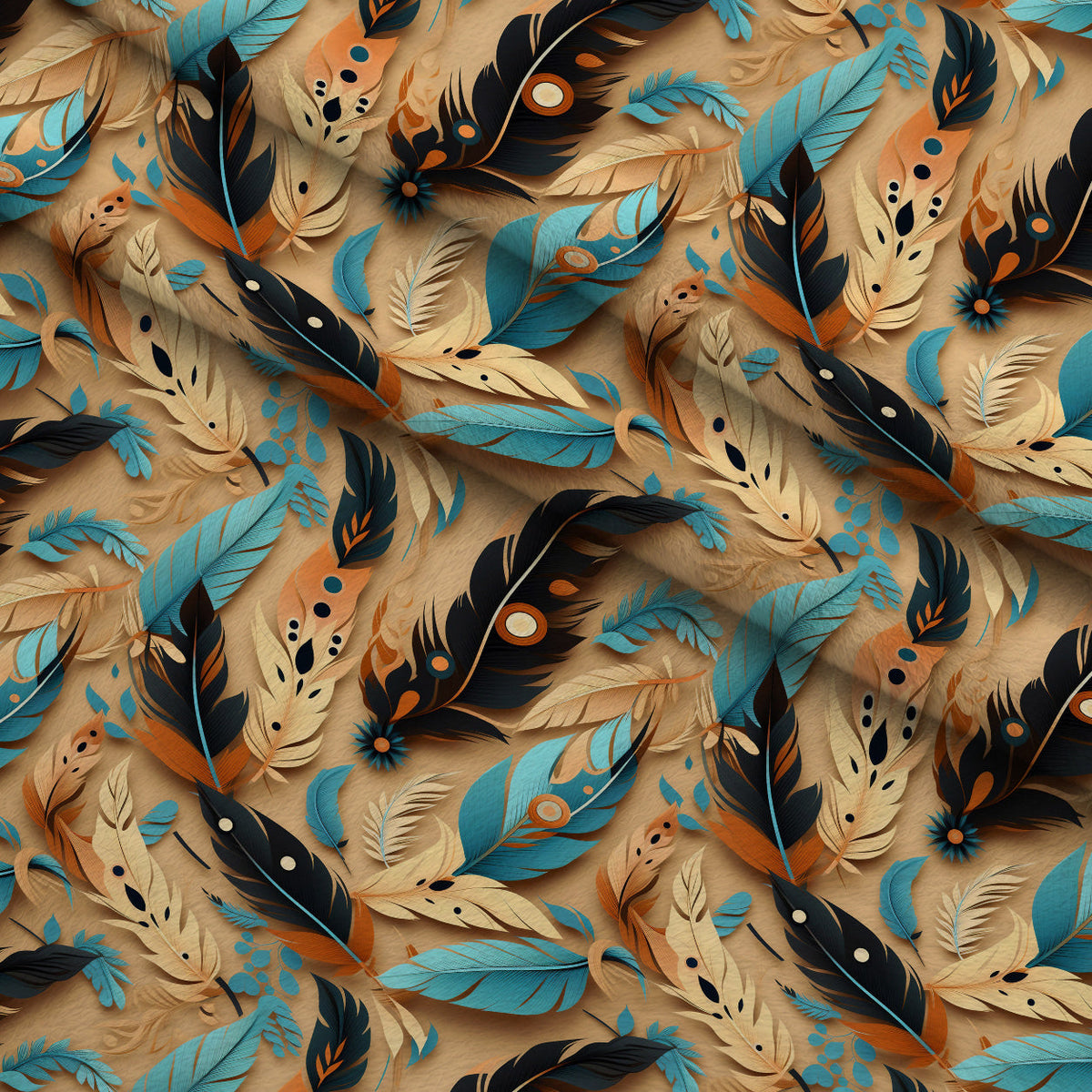 Canyon Plumes Pattern 18 Minky Fabric