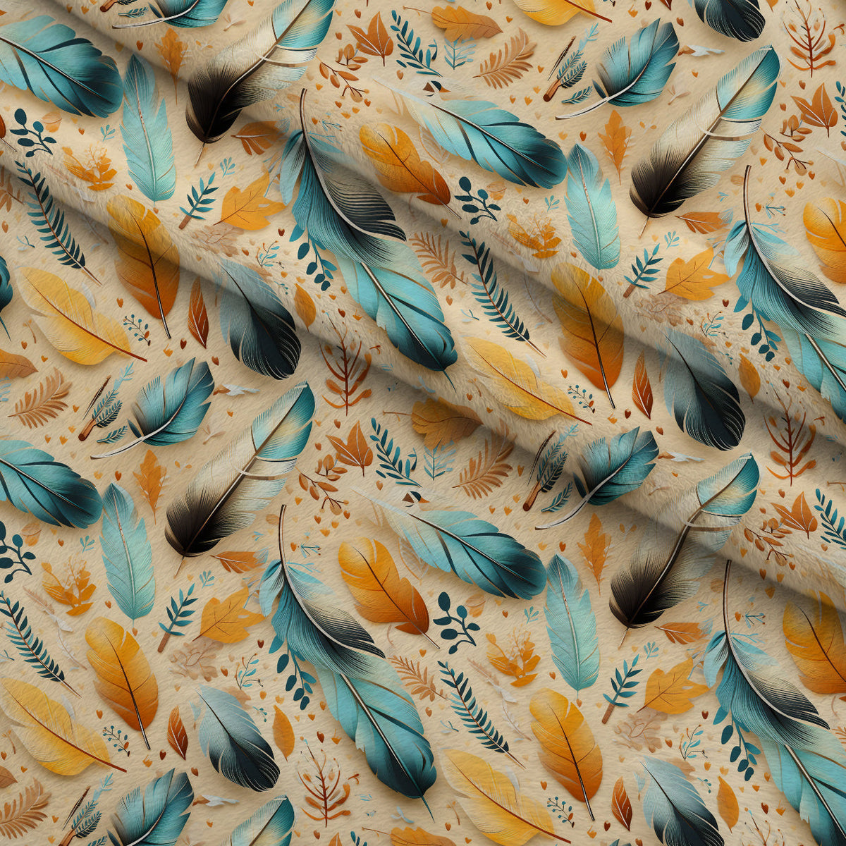 Canyon Plumes Pattern 3 Minky Fabric