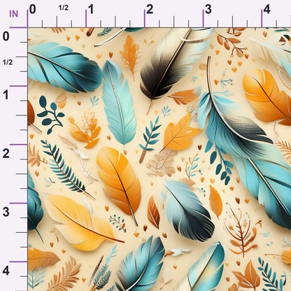 Canyon Plumes Pattern 3 Minky Fabric