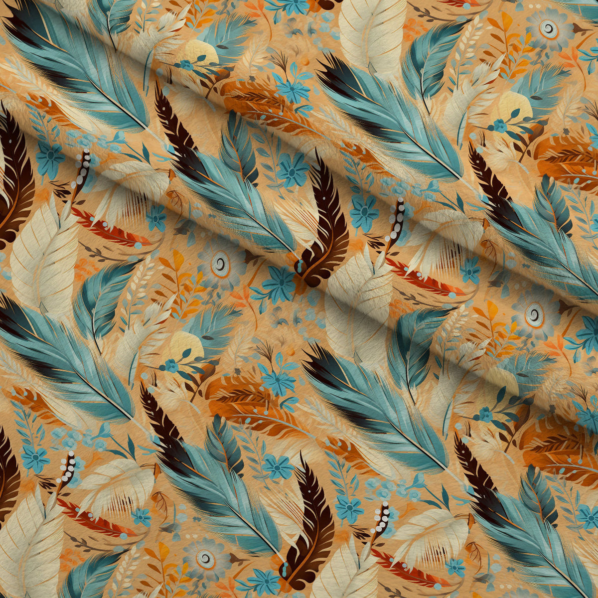 Canyon Plumes Pattern 8 Minky Fabric