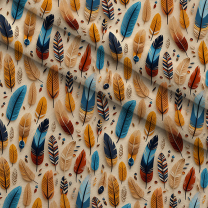 Canyon Plumes Pattern 9 Minky Fabric