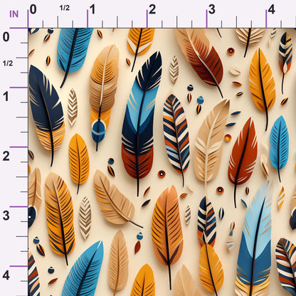 Canyon Plumes Pattern 9 Minky Fabric