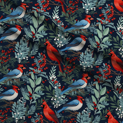 Cardinal Pines Pattern 10 Minky Fabric