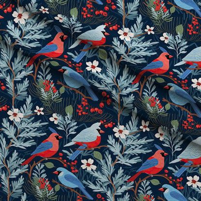 Cardinal Pines Pattern 11 Minky Fabric