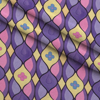Carnival Garden Glow Pattern 17 Minky Fabric