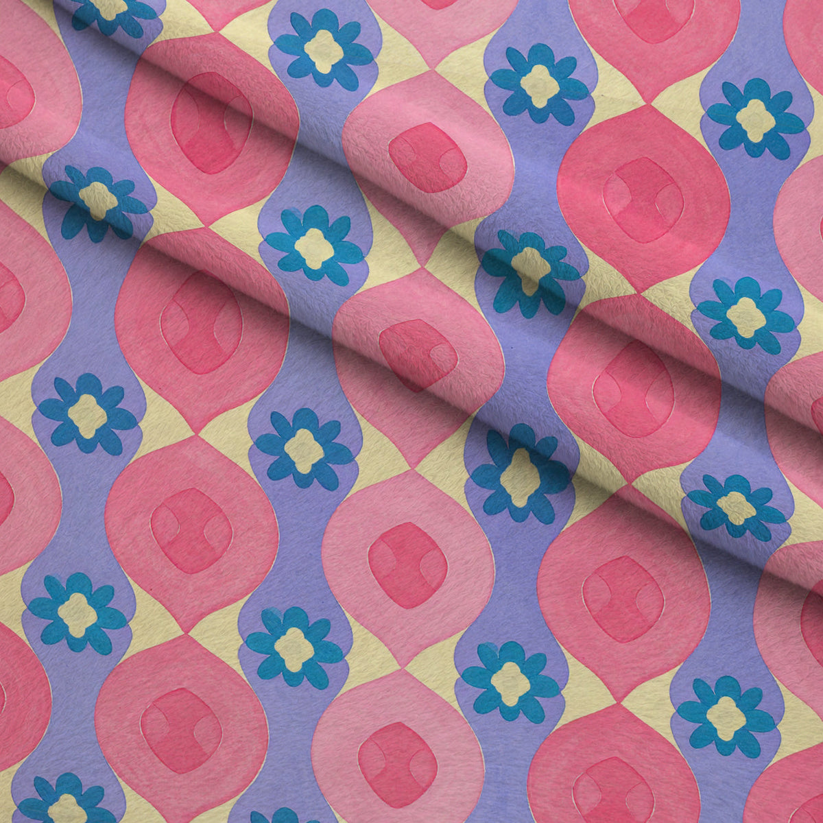 Carnival Garden Glow Pattern 18 Minky Fabric