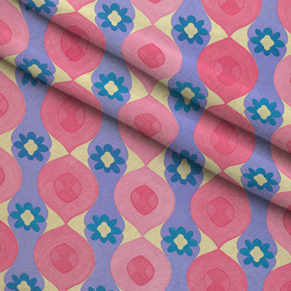 Carnival Garden Glow Pattern 18 Minky Fabric
