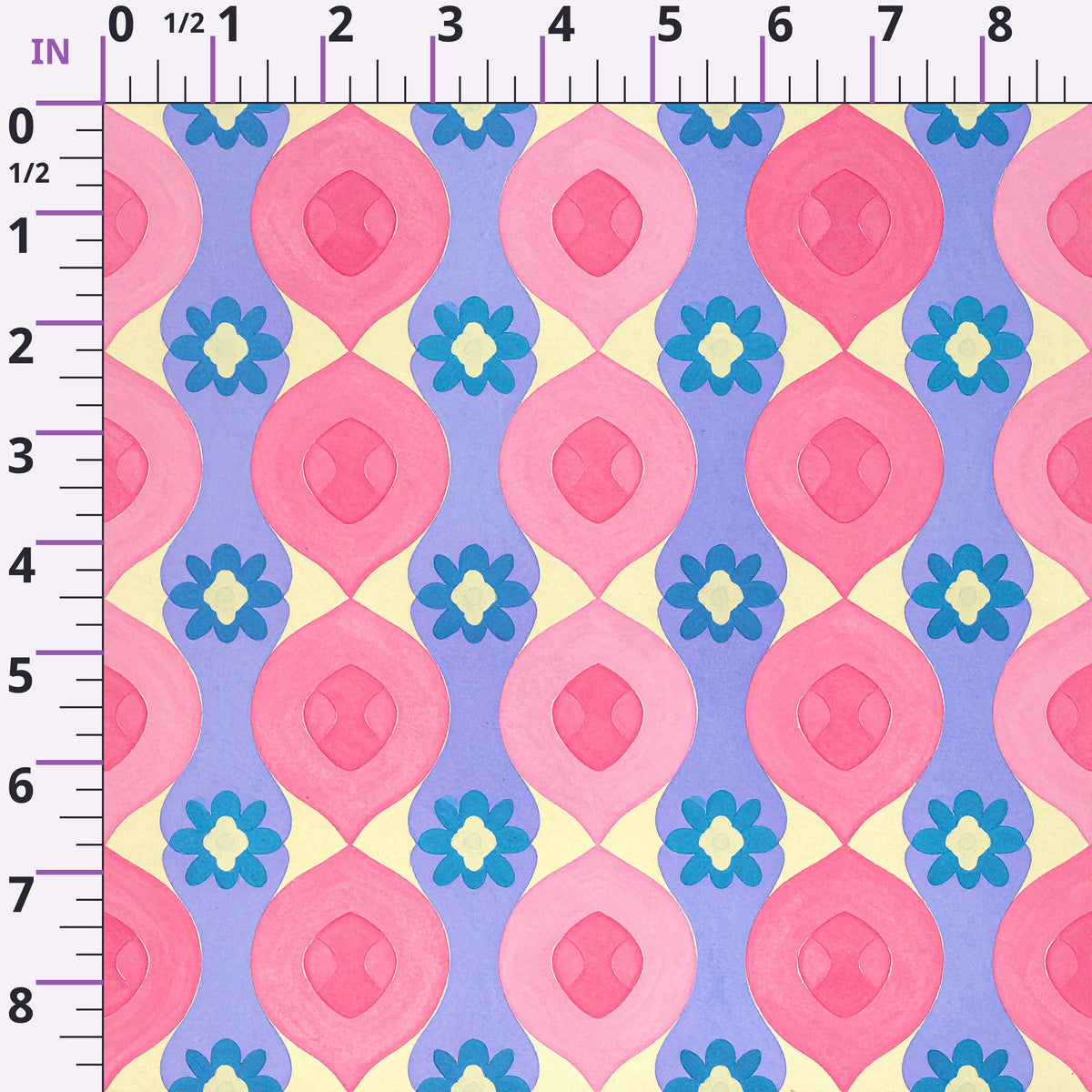 Carnival Garden Glow Pattern 18 Minky Fabric
