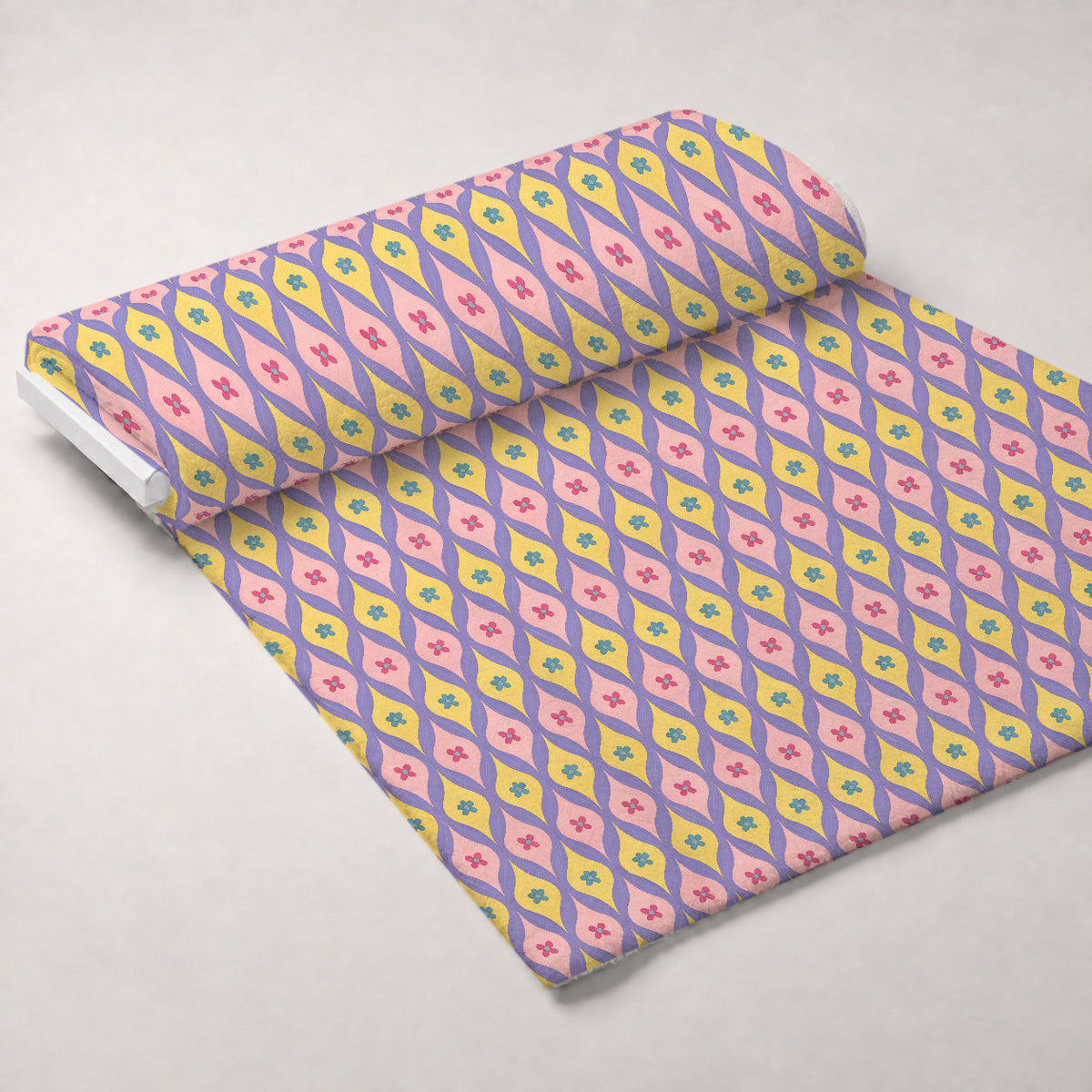Carnival Garden Glow Pattern 2 Minky Fabric