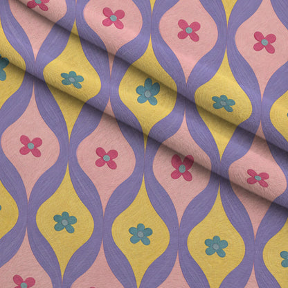 Carnival Garden Glow Pattern 2 Minky Fabric