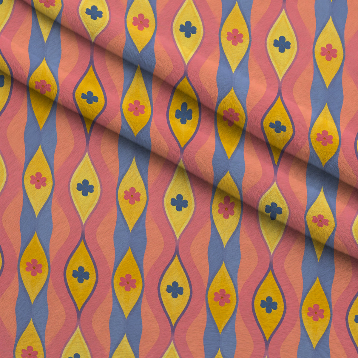 Carnival Garden Glow Pattern 23 Minky Fabric