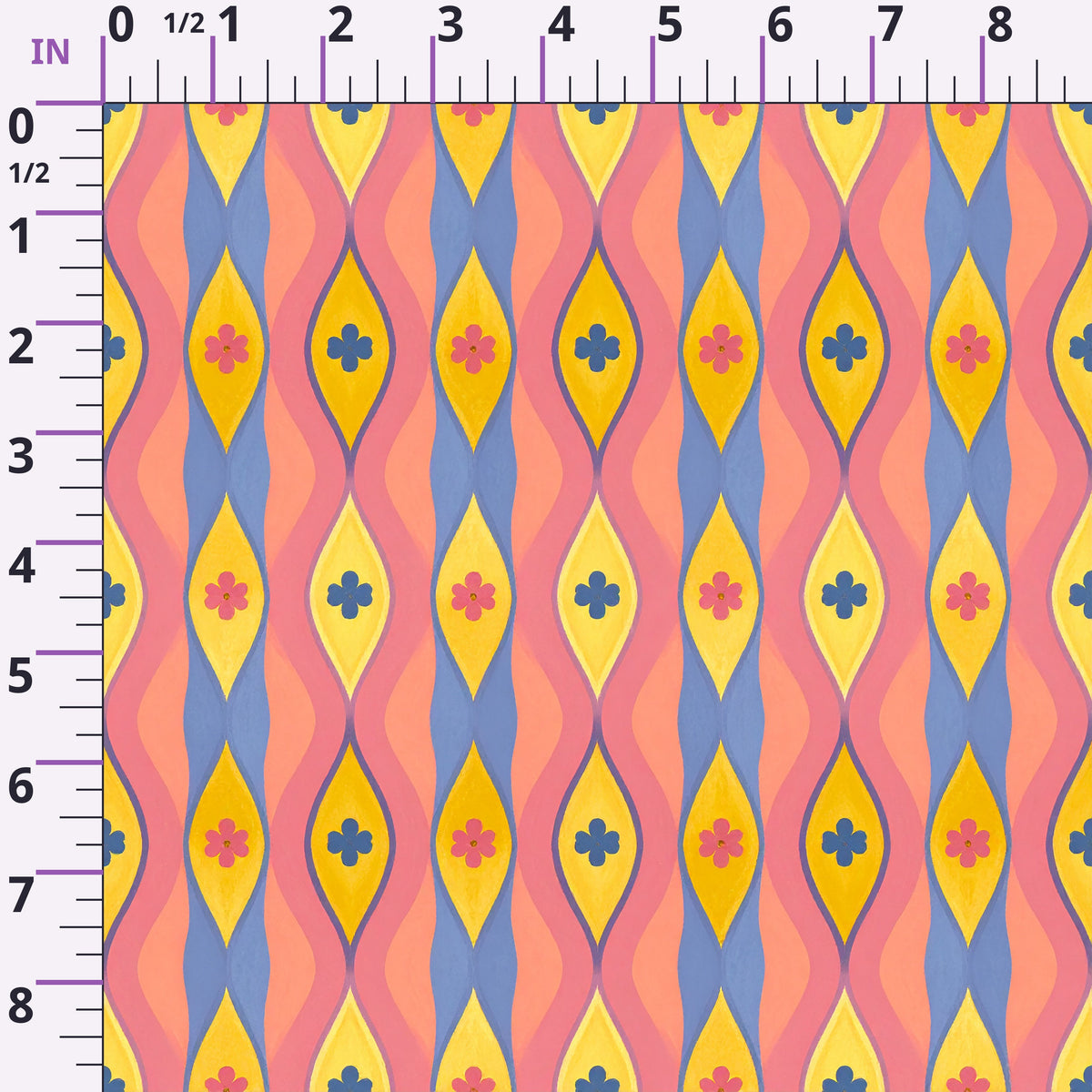 Carnival Garden Glow Pattern 23 Minky Fabric