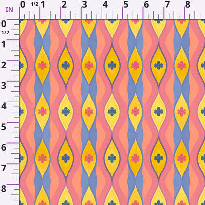 Carnival Garden Glow Pattern 23 Minky Fabric