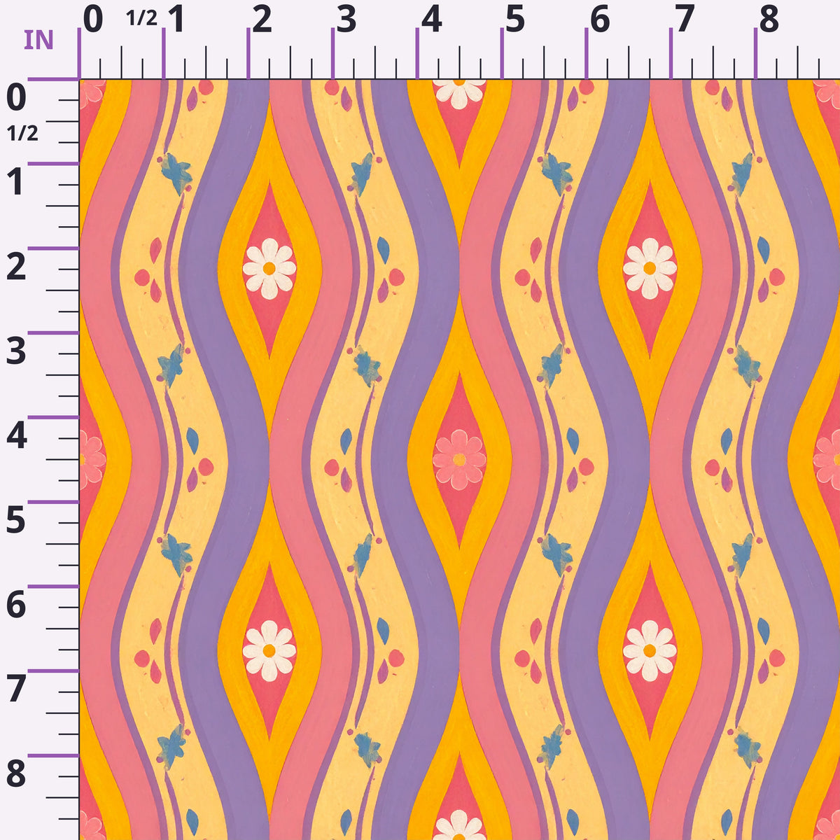 Carnival Garden Glow Pattern 24 Minky Fabric