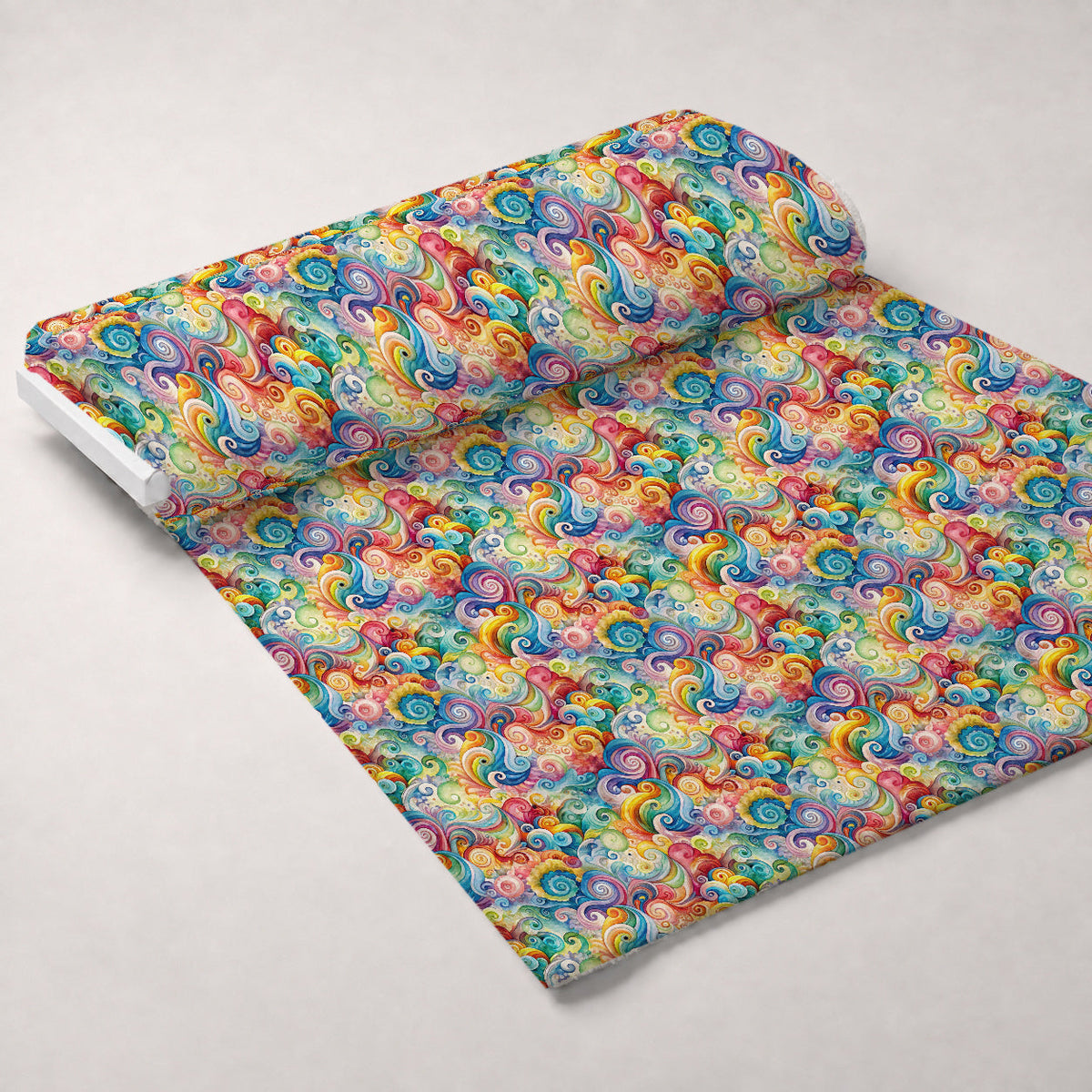 Carnival Swirls Pattern 4 Minky Fabric