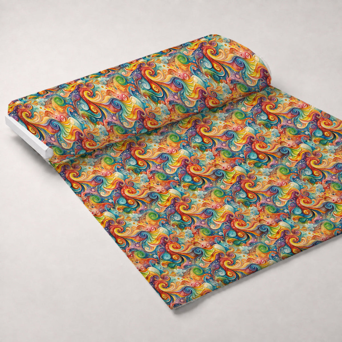 Carnival Swirls Pattern 7 Minky Fabric