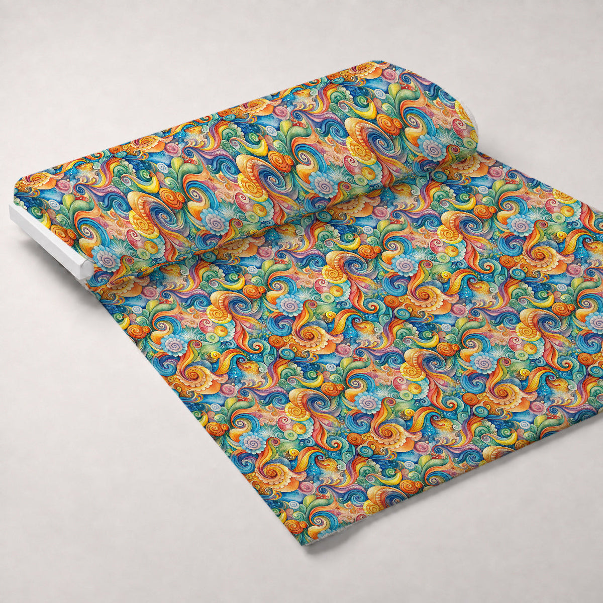 Carnival Swirls Pattern 8 Minky Fabric