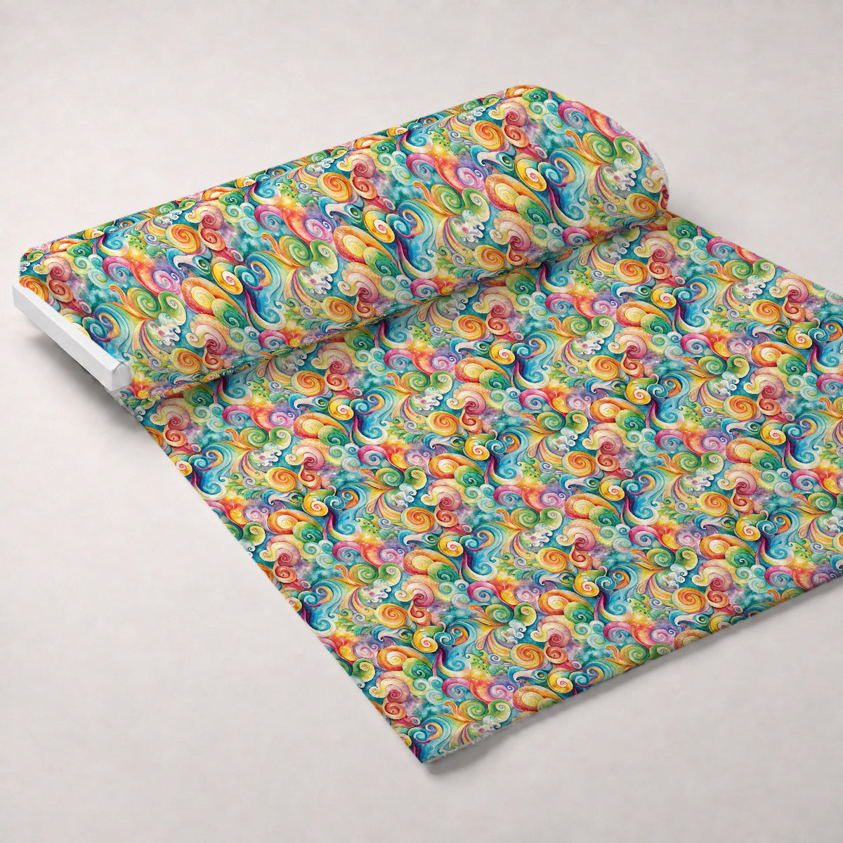 Carnival Swirls Pattern 9 Minky Fabric