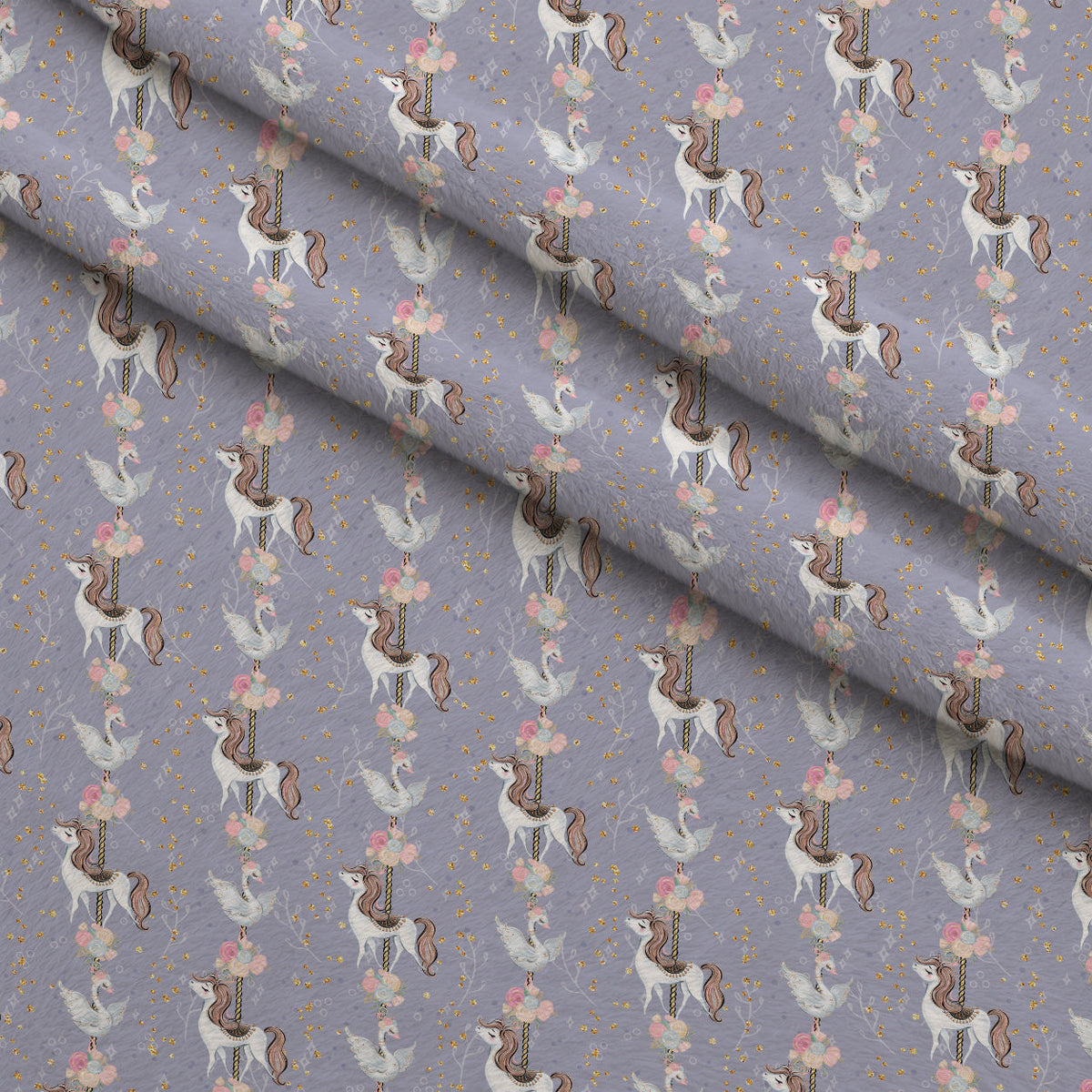 Carousel Dreams Pattern 8 Minky Fabric