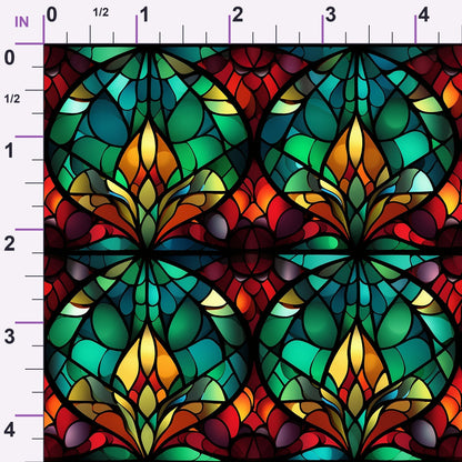 Cathedral Blooms Pattern 12 Minky Fabric