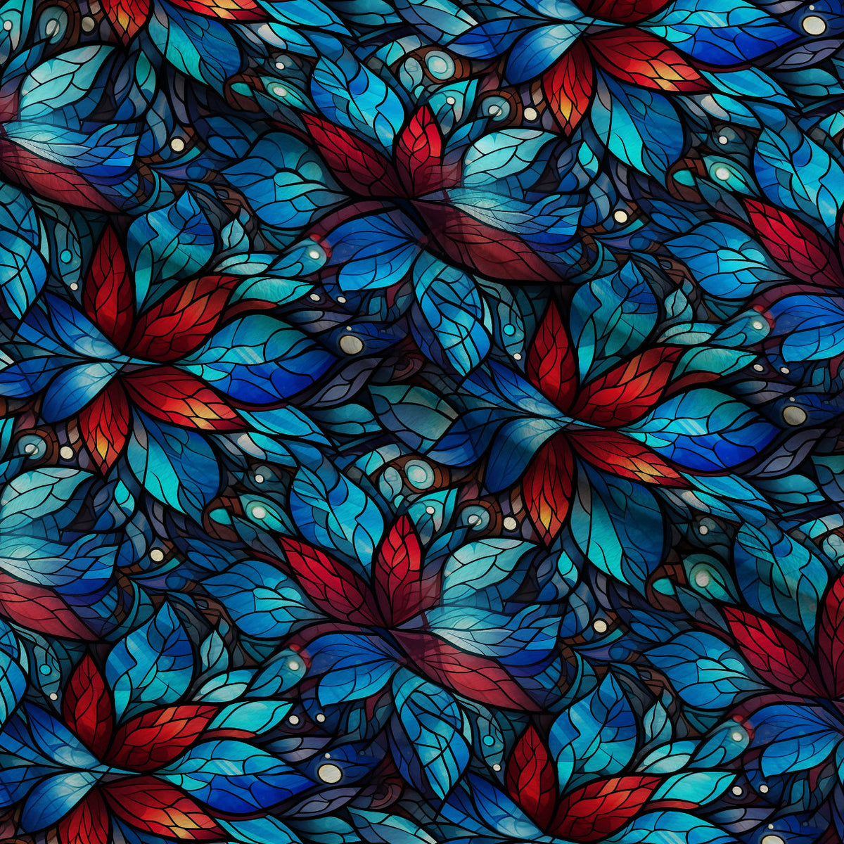 Cathedral Blooms Pattern 17 Minky Fabric