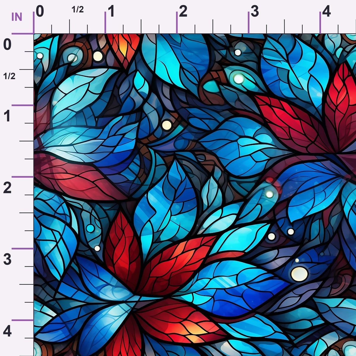 Cathedral Blooms Pattern 17 Minky Fabric