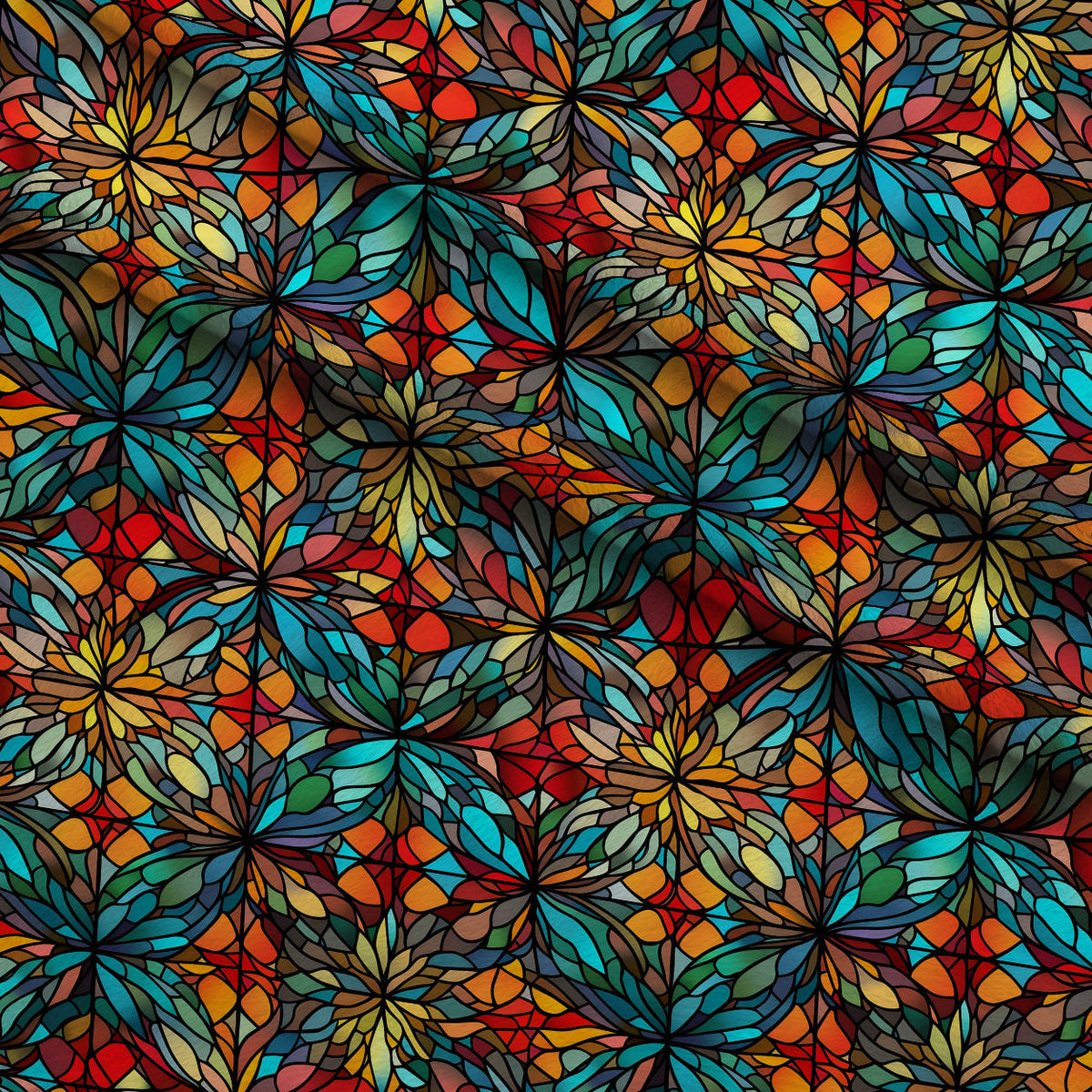 Cathedral Blooms Pattern 21 Minky Fabric