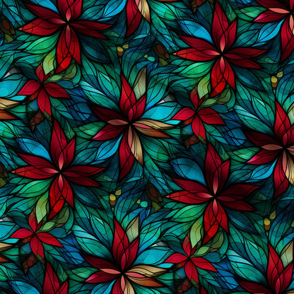 Cathedral Blooms Pattern 3 Minky Fabric