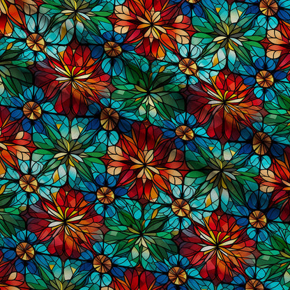 Cathedral Blooms Pattern 5 Minky Fabric