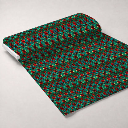Cathedral Blooms Pattern 6 Minky Fabric