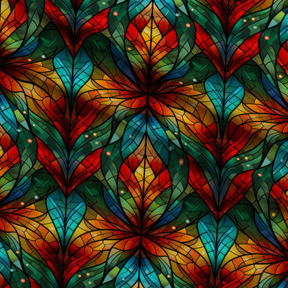 Cathedral Blooms Pattern 9 Minky Fabric