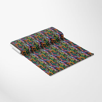 Psychedelic Painting Pattern 14 Quilting Cotton Fabric