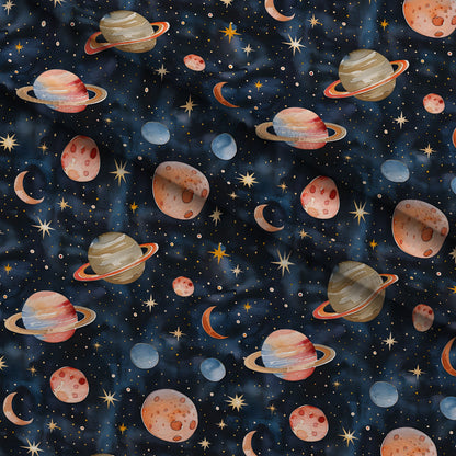 Celestial Dreams Pattern 2 Minky Fabric