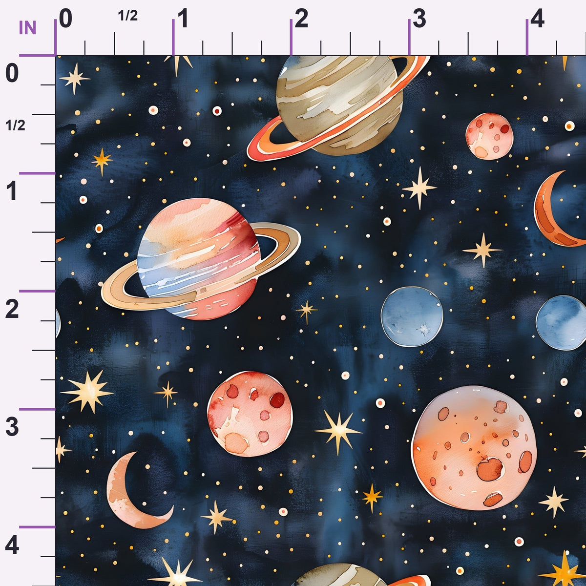 Celestial Dreams Pattern 2 Minky Fabric