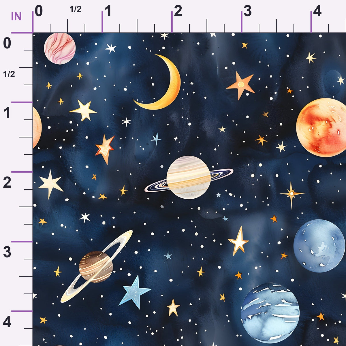 Celestial Dreams Pattern 3 Minky Fabric