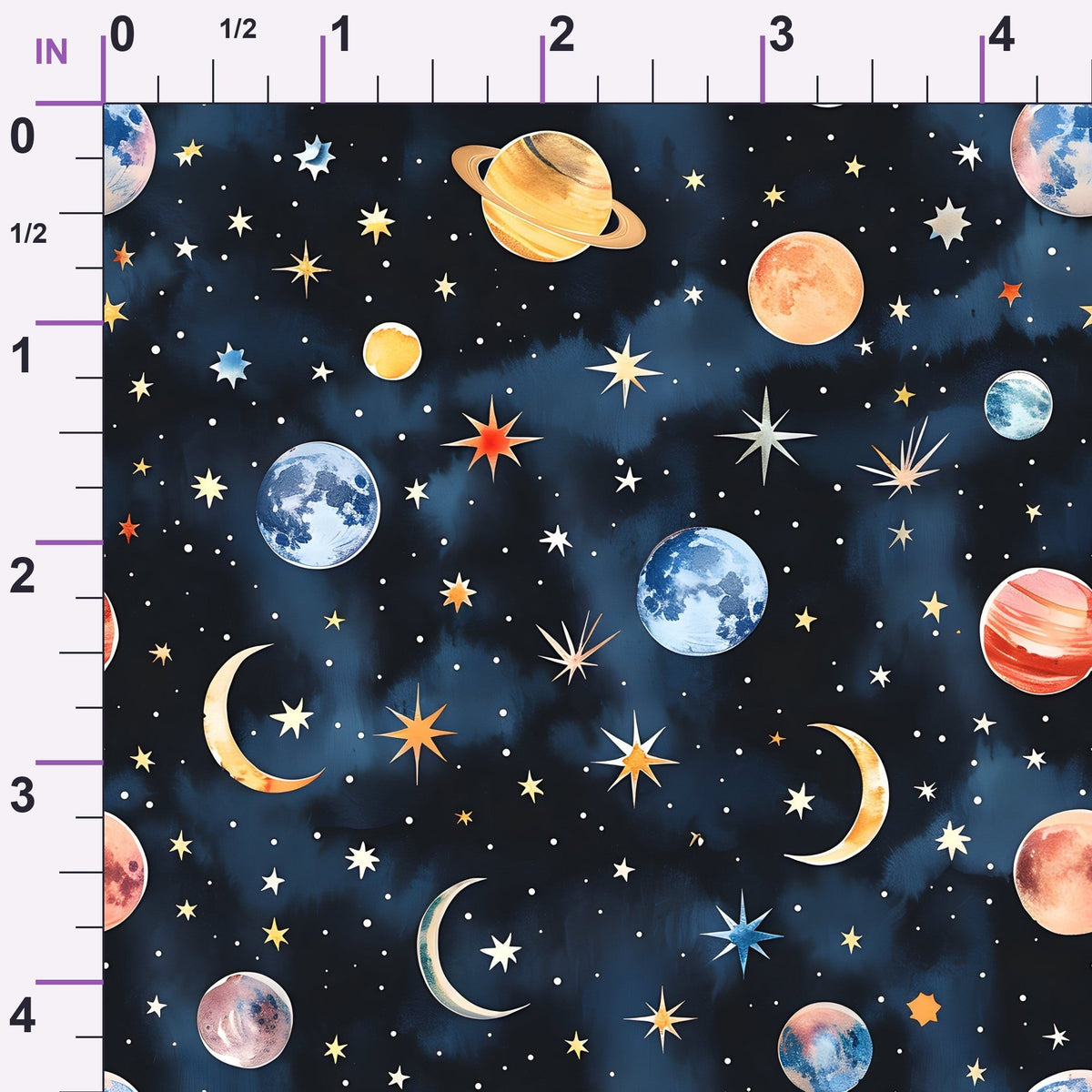Celestial Dreams Pattern 4 Minky Fabric
