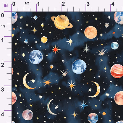 Celestial Dreams Pattern 4 Minky Fabric