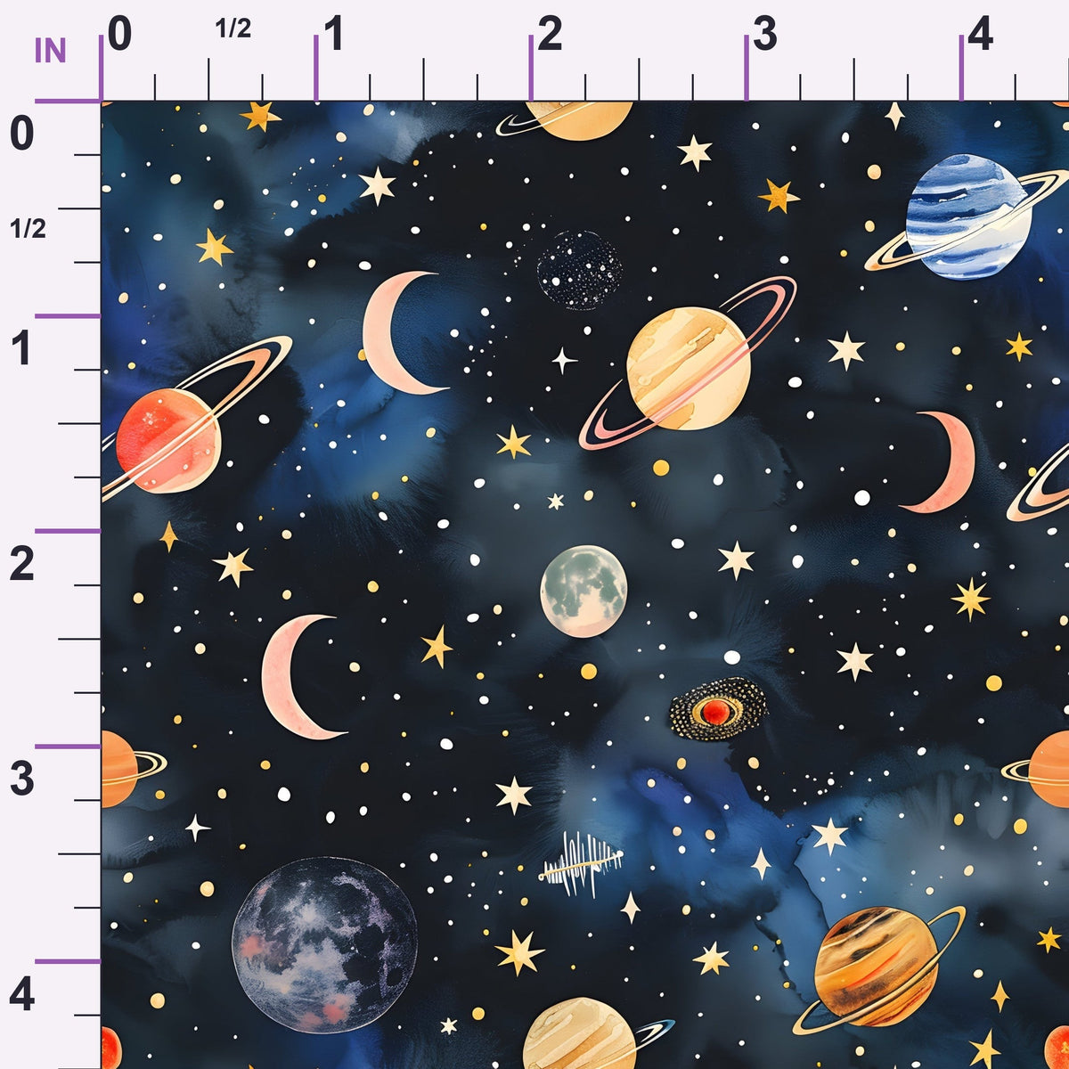 Celestial Dreams Pattern 6 Minky Fabric