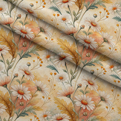 Chamomile Meadow Pattern 13 Minky Fabric