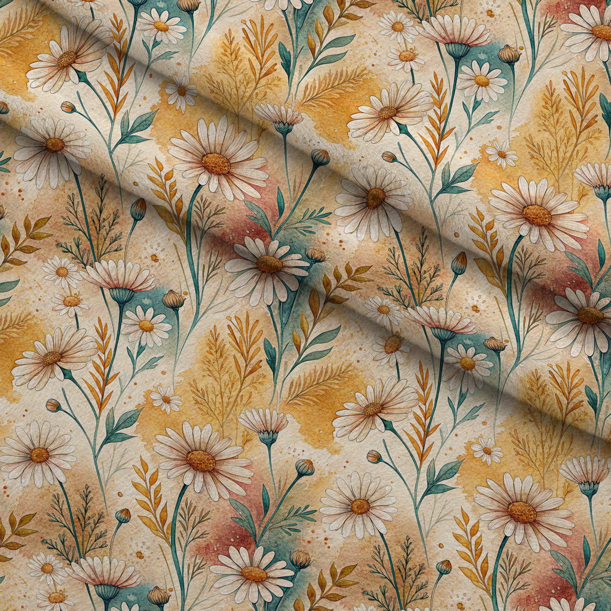 Chamomile Meadow Pattern 3 Minky Fabric