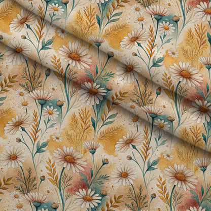 Chamomile Meadow Pattern 3 Minky Fabric