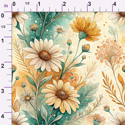 Chamomile Meadow Pattern 7 Minky Fabric