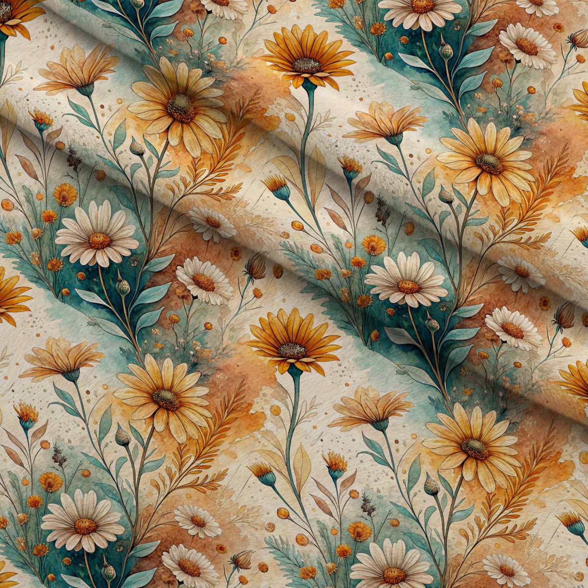 Chamomile Meadow Pattern 8 Minky Fabric