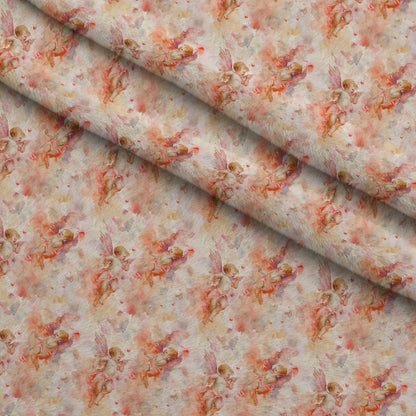 Cherub Hearts Pattern 9 Minky Fabric