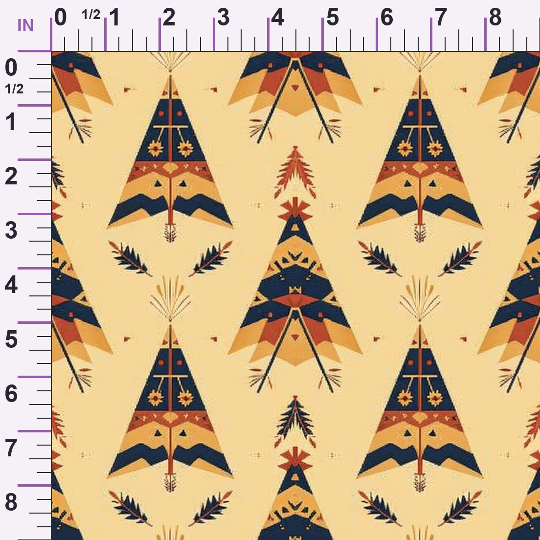 Chieftain Spirit Pattern 2 Minky Fabric